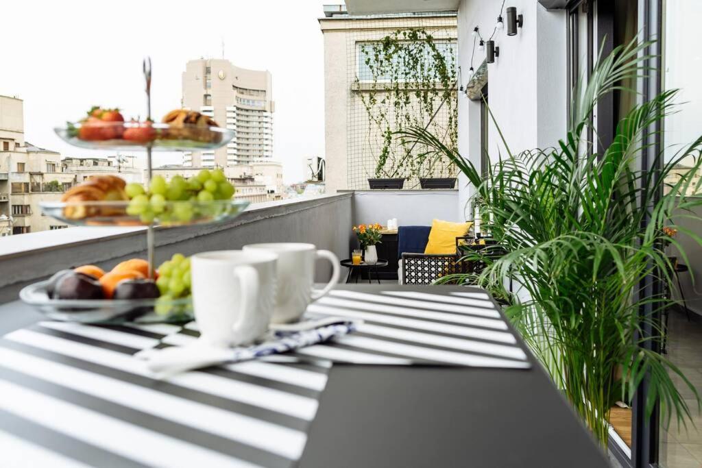 בוקרשט Amazing City View - Terrace+Netflix - City Center מראה חיצוני תמונה